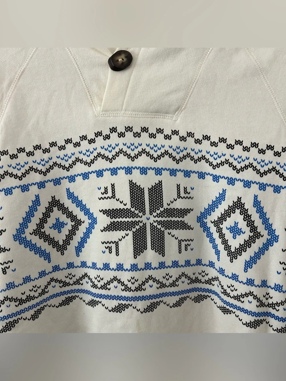 Ralph Lauren Essex Cream Fair Isle Hoodie Tunic Dress Girls Size L Classic NWT